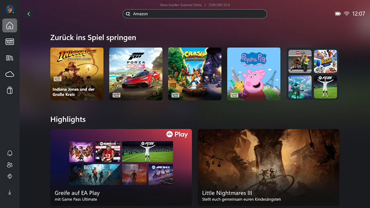 Xbox Vollbildmodus auf dem Xbox Ally X aktivieren - und vielleicht auch auf anderen Handhelds