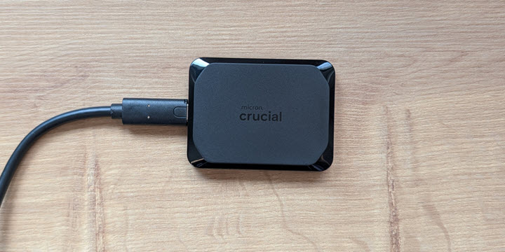 Portable SSD Crucial X10 im Test